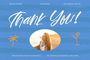 Bozeek Istory Bold Brush Font, a Script Font by stylishtype.co (Thumbnail 20 of 20)