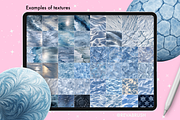 Procreate Ice & Snow texture brushes, a Brush Add-On by Revabrush (Thumbnail 6 of 9)