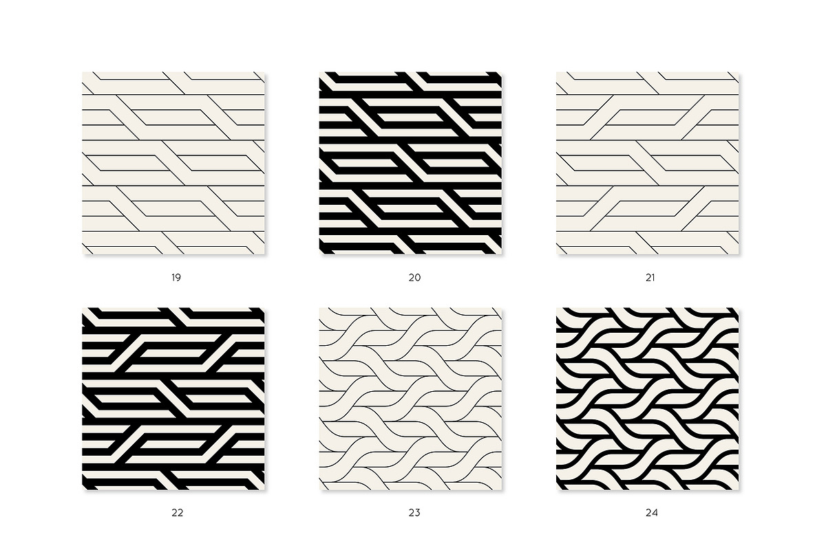 60 Geometric Seamless Patterns, a Pattern Graphic by Curly_Pat (Photo 10 of 16)