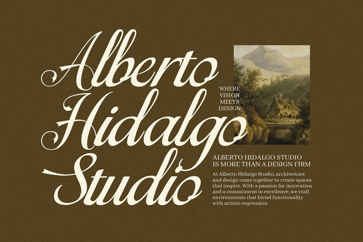 Monica Elegant Script Font, a Script Font by Elegant Font (Photo 8 of 8)