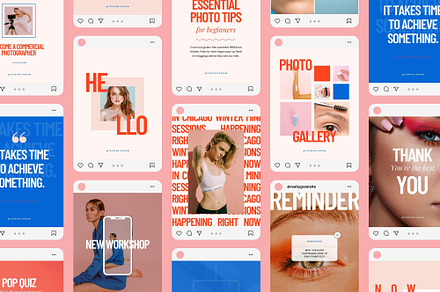 Instagram Post Template | Bright, a Social Media Template by Superhero Design Co.