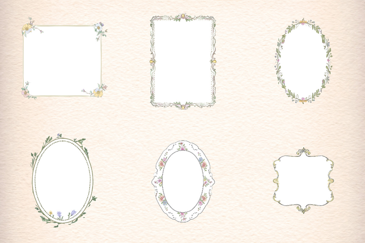 Whimsical Frames Clipart, an Illustration by Digital Artistic99 (Photo 2 of 11)