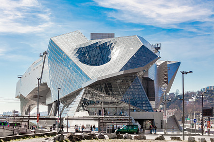 Confluence Museum in Lyon, France view, an Architecture Photo by Dvoevnore photos