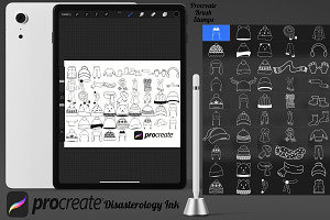 Winter Clothes Set 1 Procreate Brush