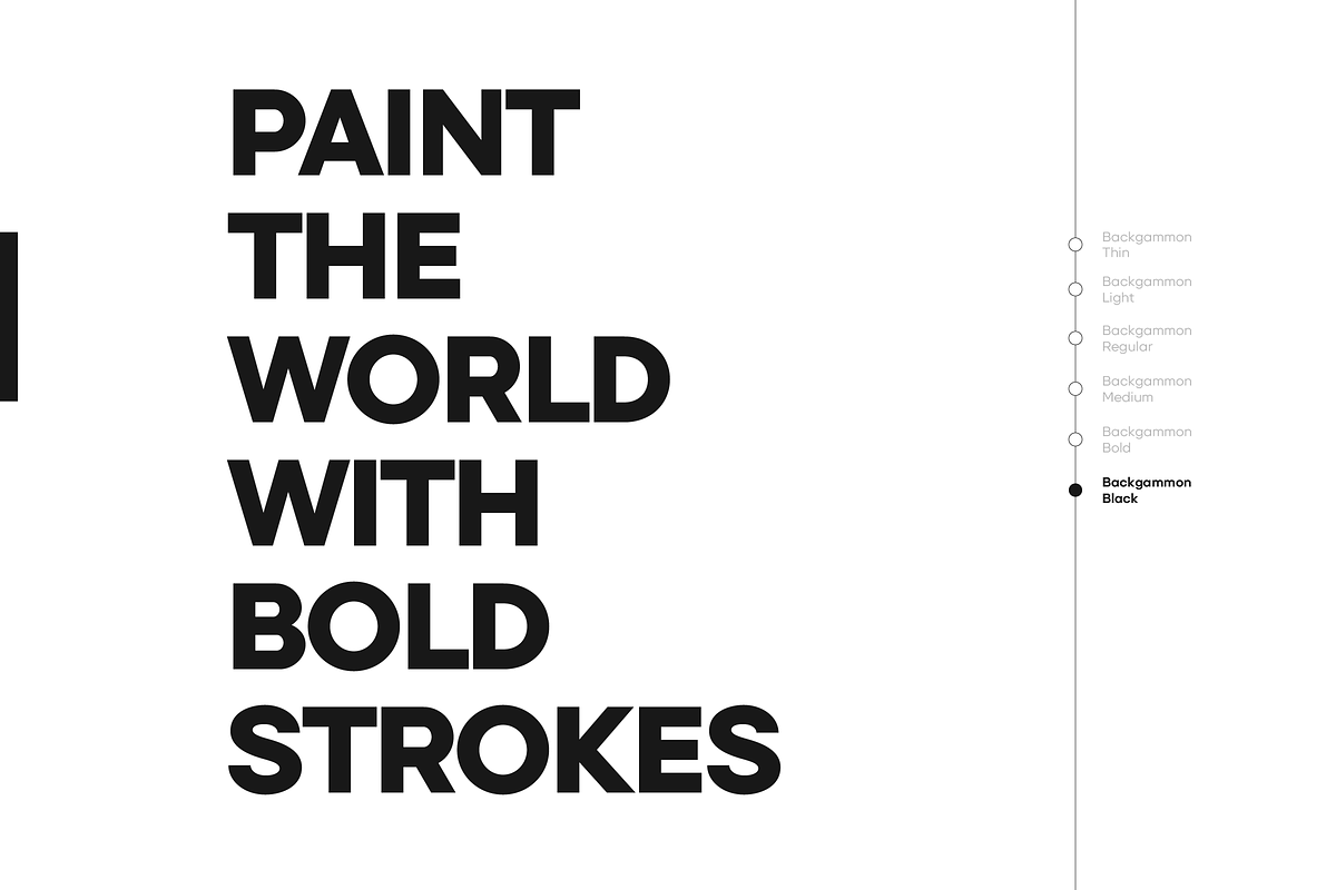 Backgammon Pro Typeface, a Sans Serif Font by BigBold Type (Photo 18 of 20)