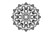 Black White Mandala Illustration Set, a Decorative Illustration by NJ Himel (Thumbnail 4 of 101)