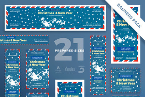 Banners Pack Christmas Travel