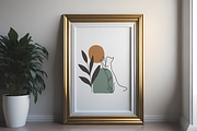 Modern Gold Frame Mockup, a Print Template by Ali's Designs (Thumbnail 2 of 4)