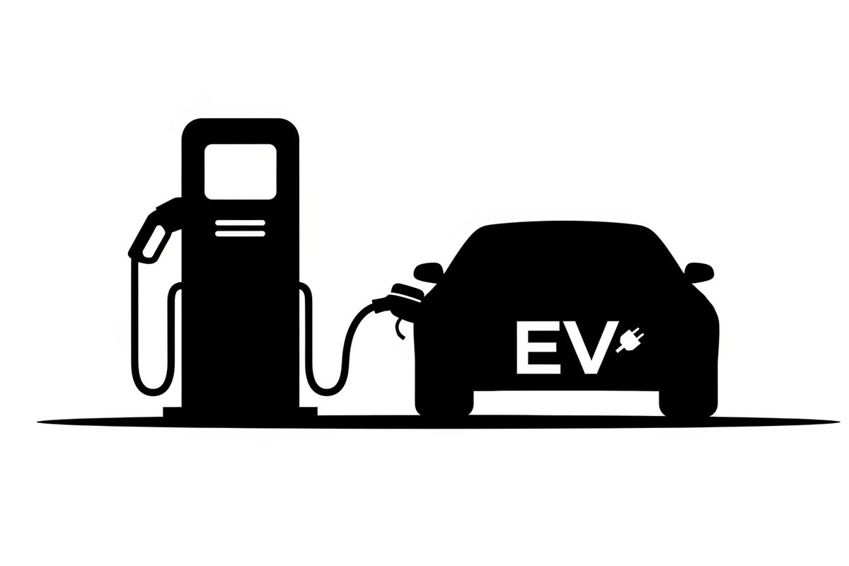 Electric Vehicle Charging Silhouette, a Graphic by musafir_fashion (Photo 21 of 22)