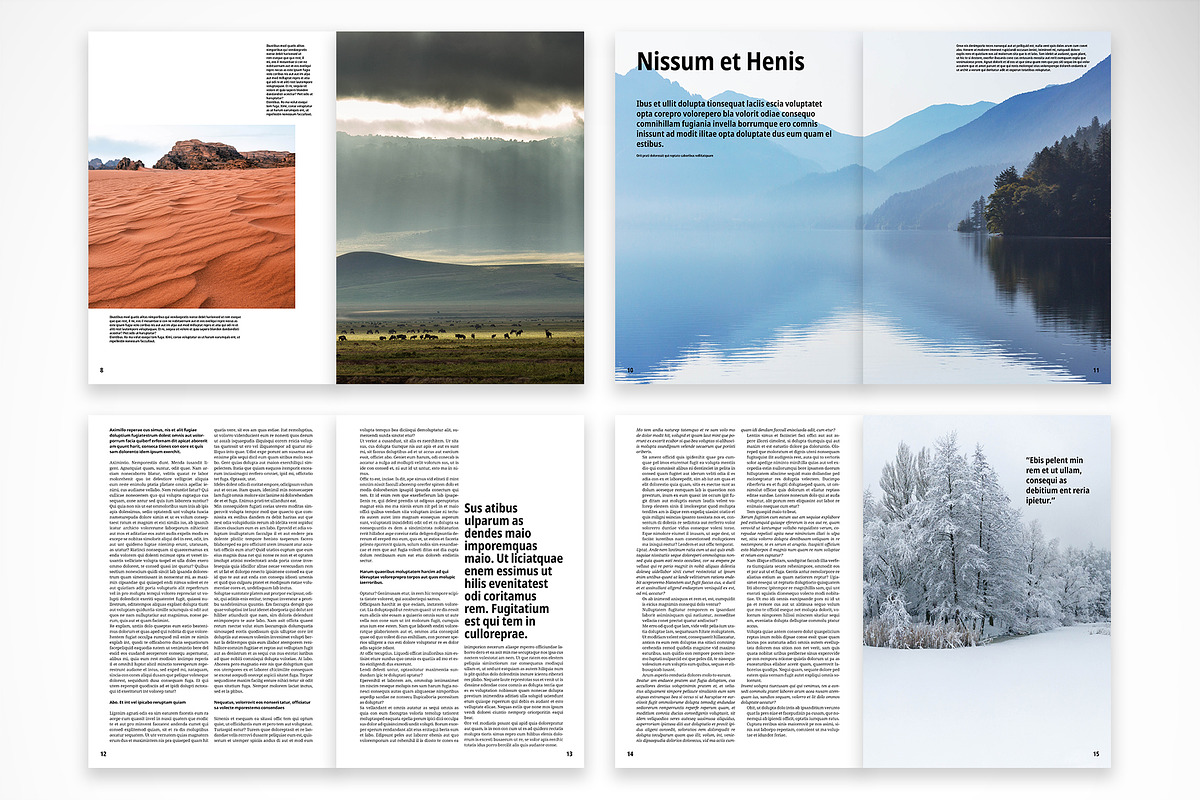 Minimalist Black & Gold Magazine, a Magazine Template by McLittle Stock (Photo 3 of 5)