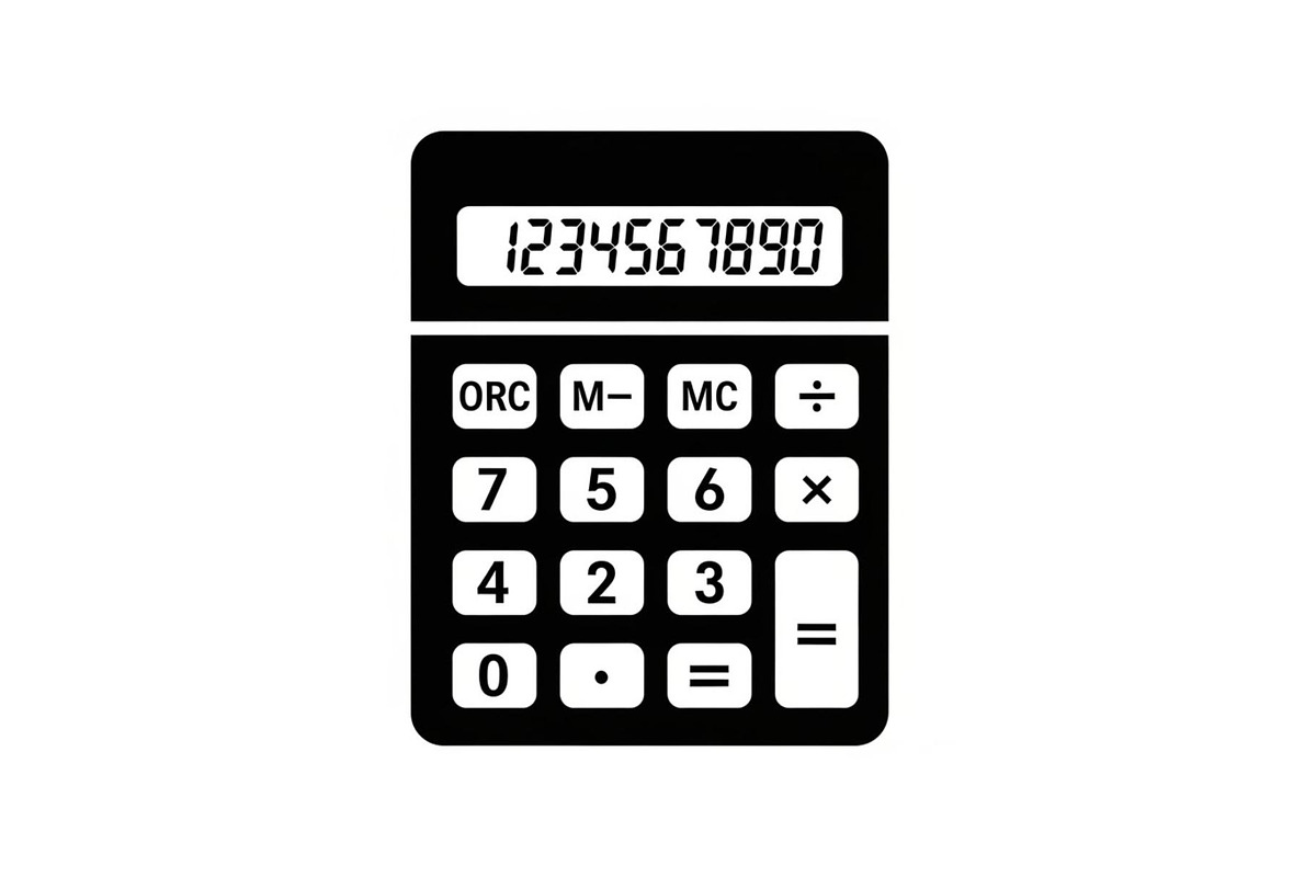 Minimal Calculator Finance Silhouett, a Graphic by hafijul (Photo 7 of 11)