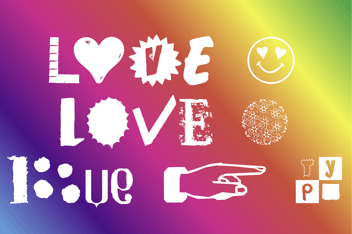 FONT | DIVERSiTY Font, a Symbol Font by Typo Graphic Design