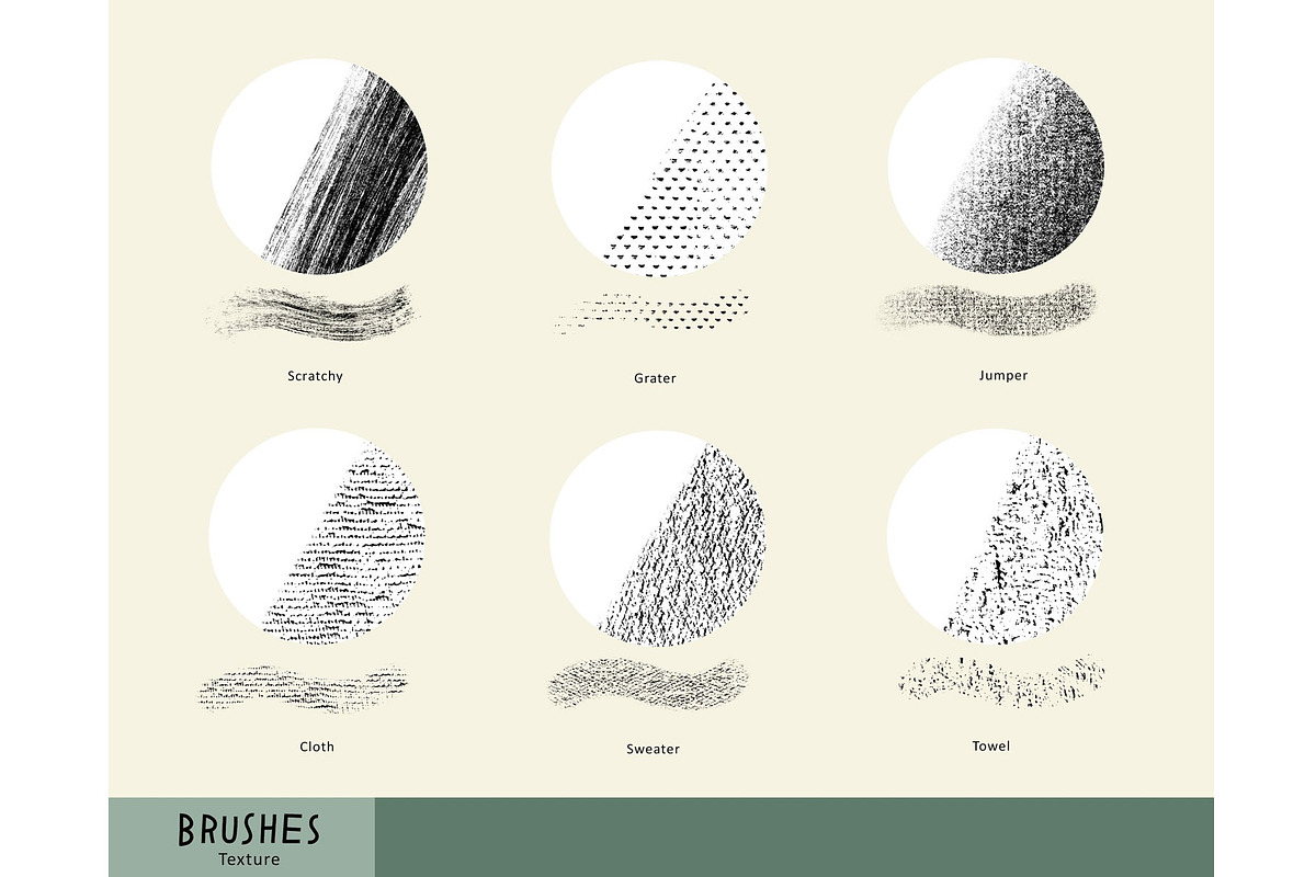 Procreate Texture Brush Pack, a Brush Add-On by essillustration (Photo 8 of 15)