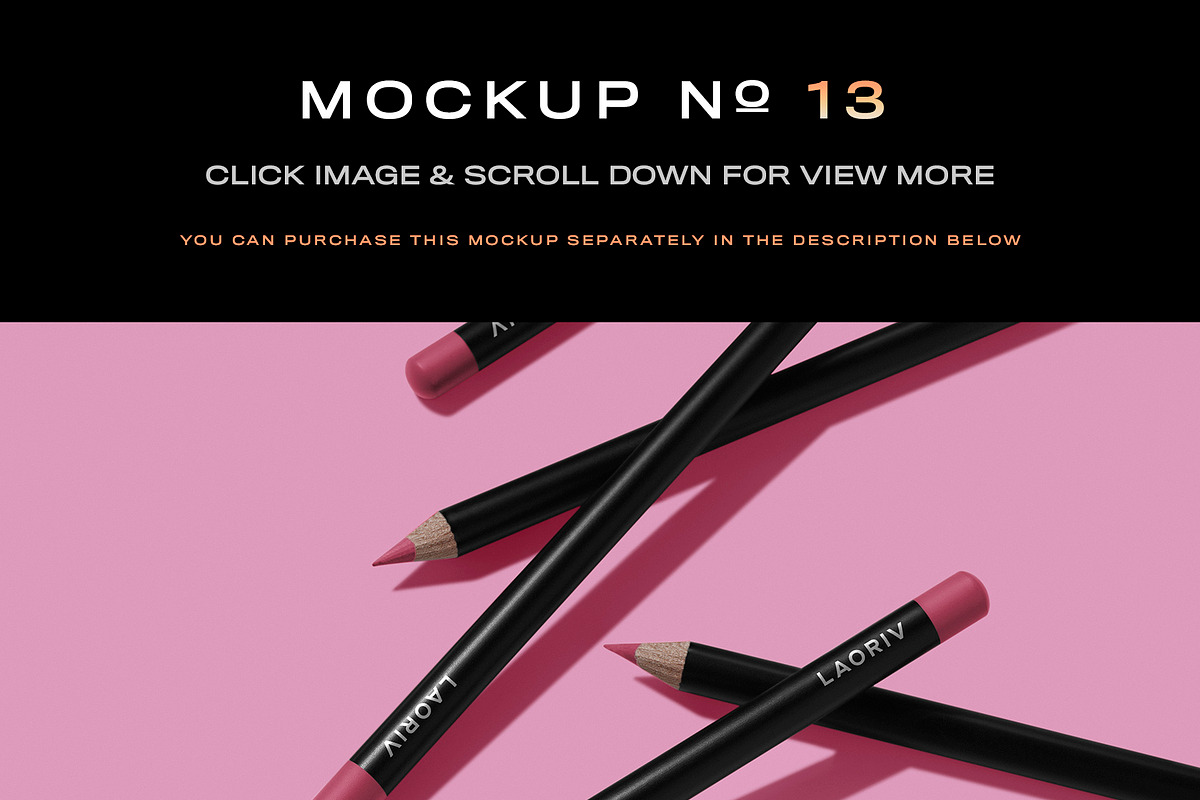 30 Cosmetic Beauty Makeup Mockups, a Pens & Pencil Mockup by Asylab (Photo 18 of 36)