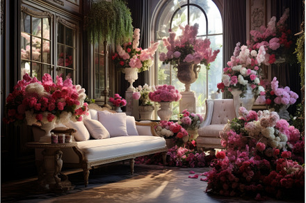 Plush Flowers glamorous interior, an Arts & Entertainment Photo by Ylivdesign