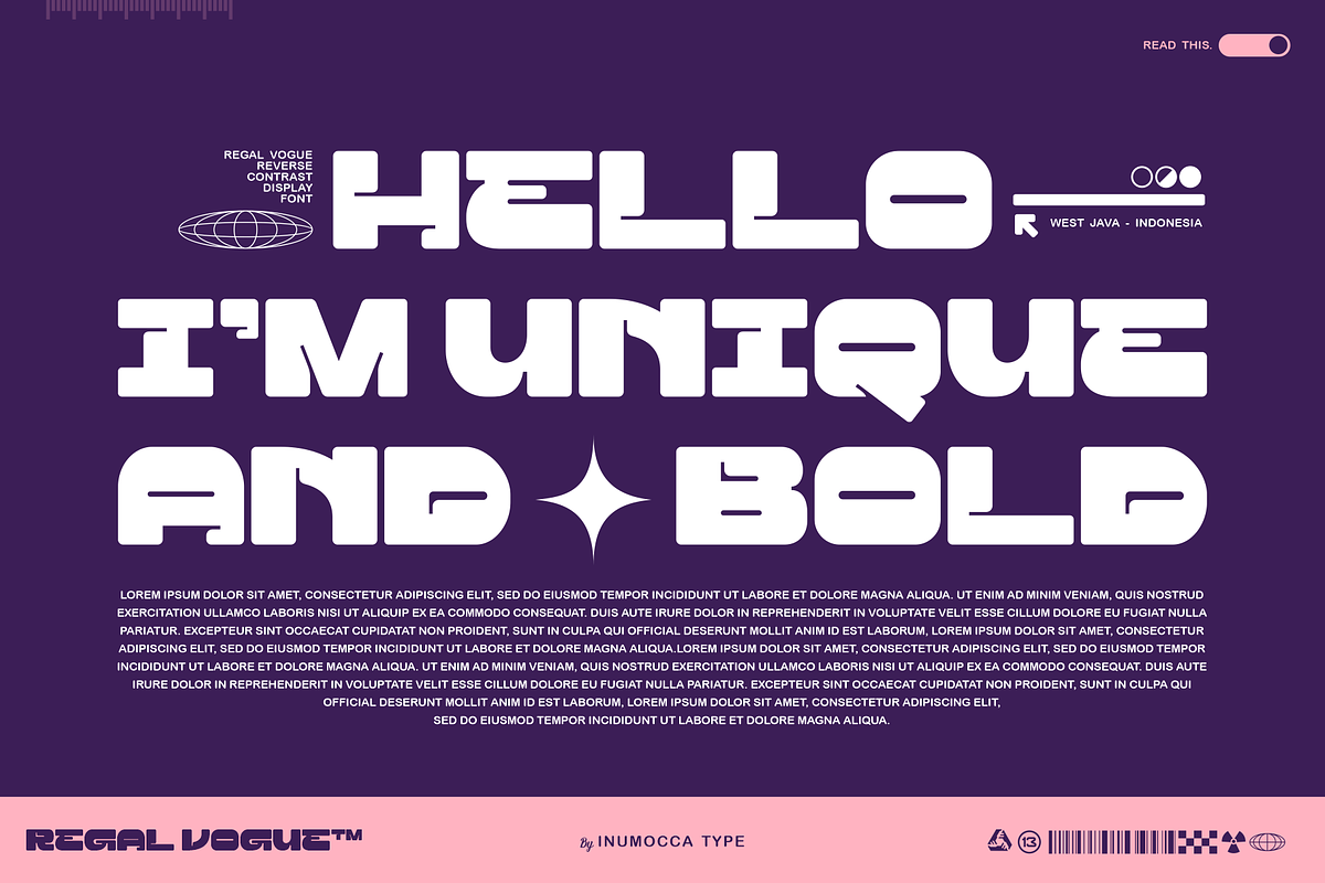 Regal Vogue, a Sans Serif Font by inumocca_type (Photo 6 of 10)