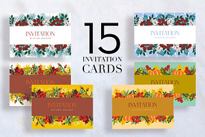 15 Invitation Cards