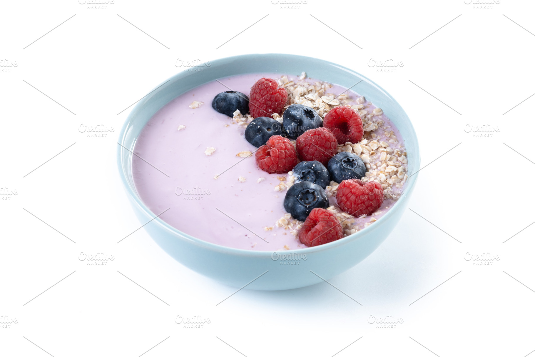 Healthy smoothie bowl with berries, a Food & Drink Photo by etorres69