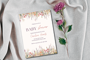 Baby Shower Invitation Template, an Invitation Template by SimoDigitalArt (Thumbnail 8 of 10)