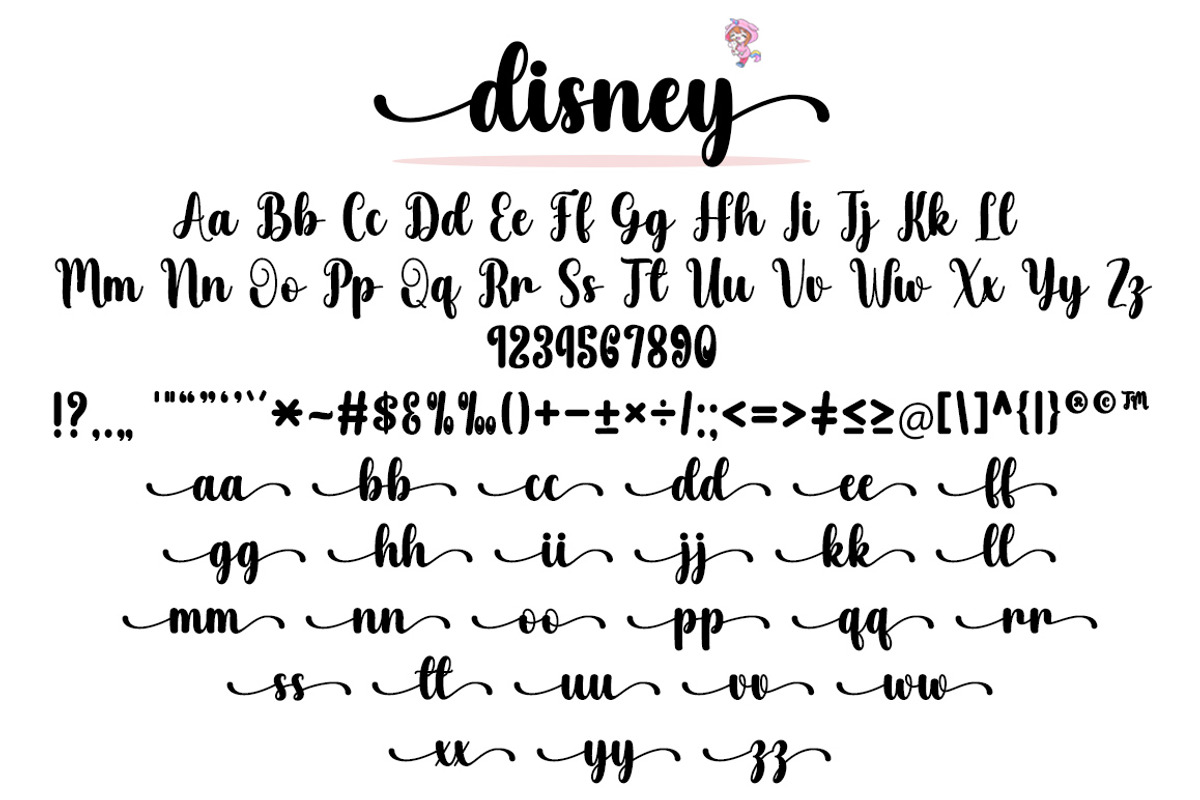 Disney, a Script Font by DN Creative (Photo 6 of 7)