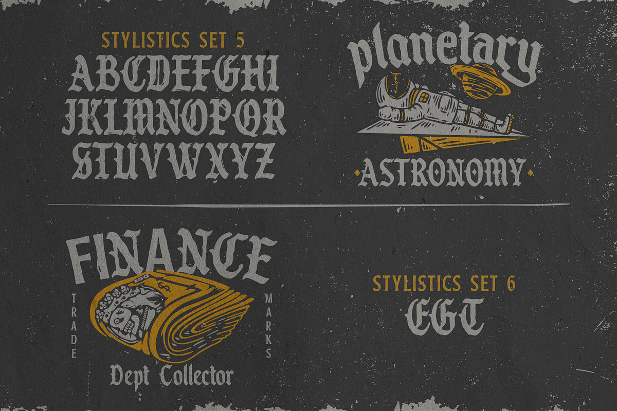 Black Takora Blackletter Font, a Blackletter Font by alit design (Photo 15 of 17)