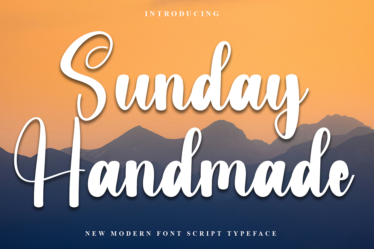 Sunday Handmade, a Handwritten Font by InermediaSTUDIO (Photo 1 of 8)