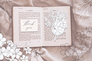 Cherry blossom cliparts and patterns, an Illustration by TatiArti (Thumbnail 12 of 12)