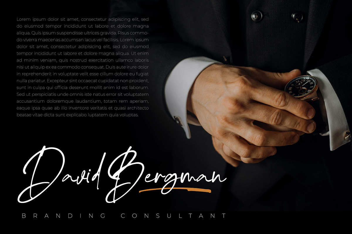 The handnature - Natural Signature, a Script Font by Almarkhatype (Photo 6 of 10)