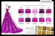 Glittery Styles Bundle Photoshop Ps, a Layer Style Add-On by Creators Couture (Thumbnail 2 of 5)