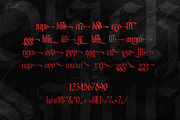 The Black Saturday Blackletter Font, a Blackletter Font by Vampstudio (Thumbnail 13 of 13)