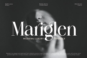 Mariglen - Modern Serif Font, a Font by Flawless And Co