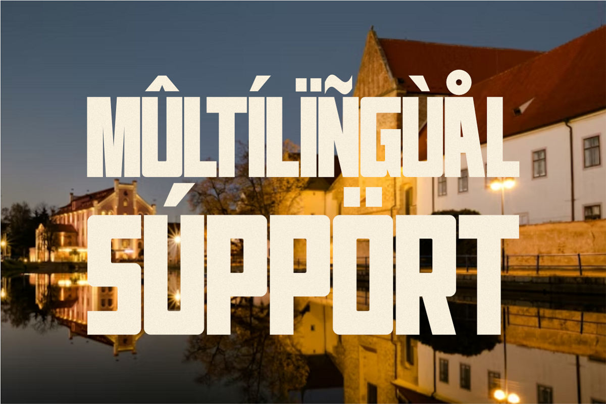 Bohemia - Modern Sans Display Font, a Sans Serif Font by Pian45 Studio (Photo 8 of 8)