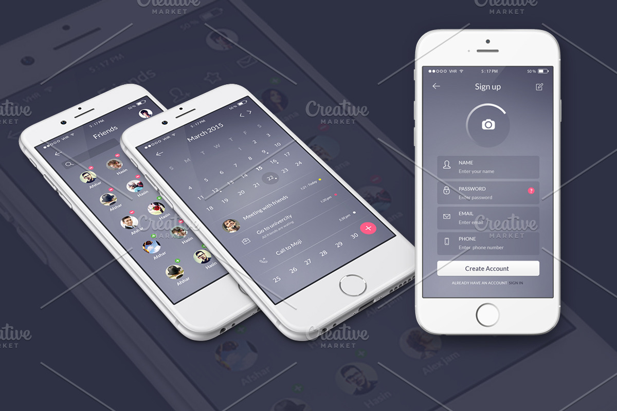 NEWS UI kit MOBILE, an UI Kit Template by Alireza Farzad (Photo 2 of 6)