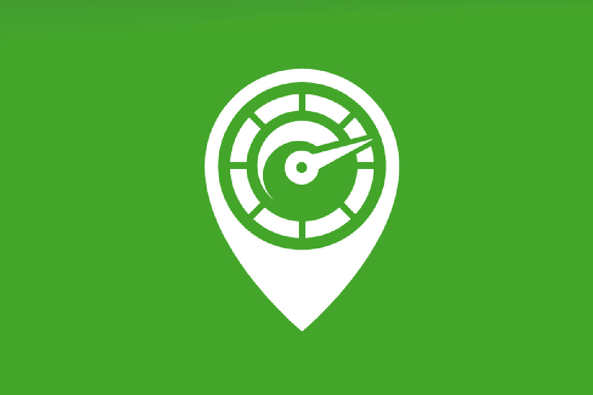 Speedometer and map pointer logo, a Branding & Logo Template by GraphiShop