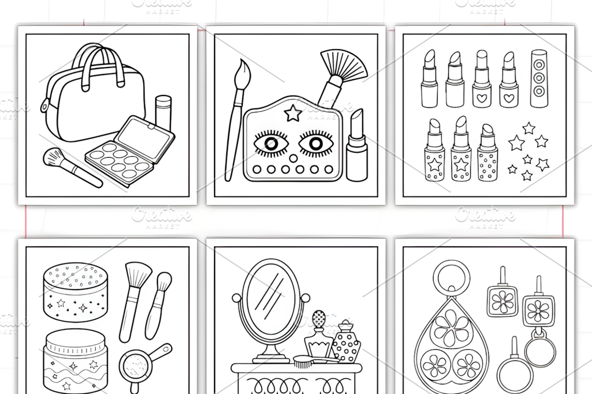 Dessert Bold and Easy Coloring Pages, a Decorative Illustration by Ink Gallery (Photo 8 of 8)