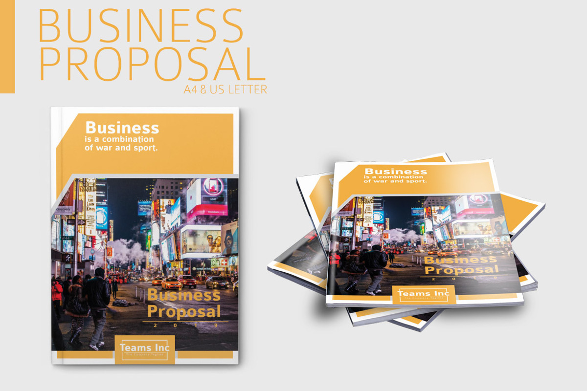 Business Proposal, a Stationery Template by Magoo Studio (Photo 1 of 5)