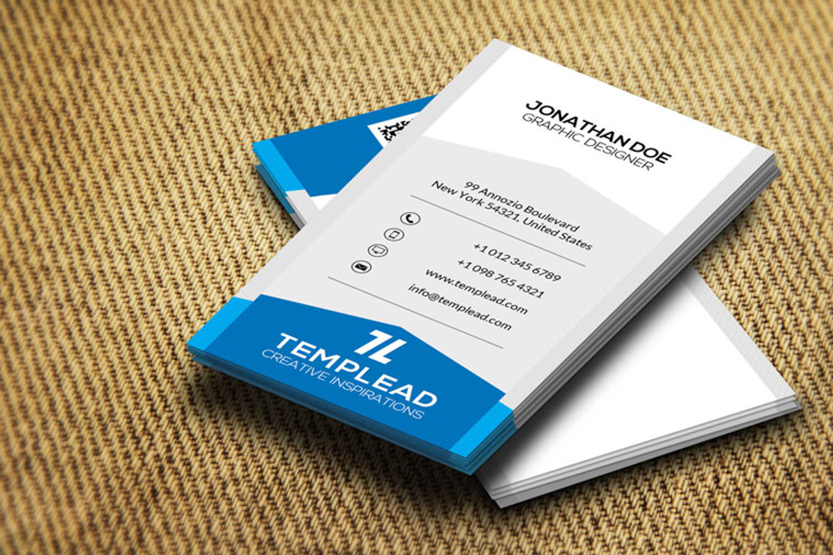 Corporate Business Card CM151, a Business Card Template by annozio (Photo 3 of 4)