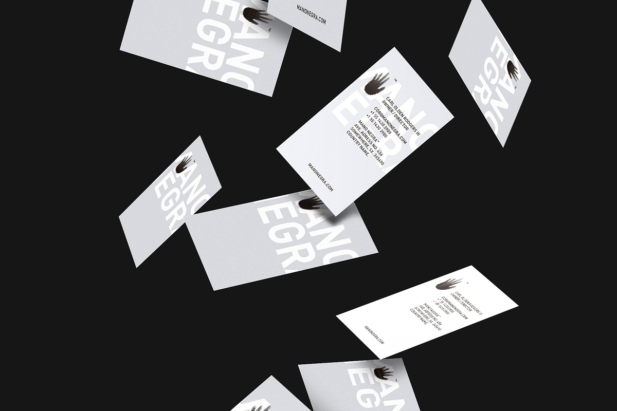 Business cards template: Mano Negra, a Business Card Template by Srg® (Photo 4 of 4)