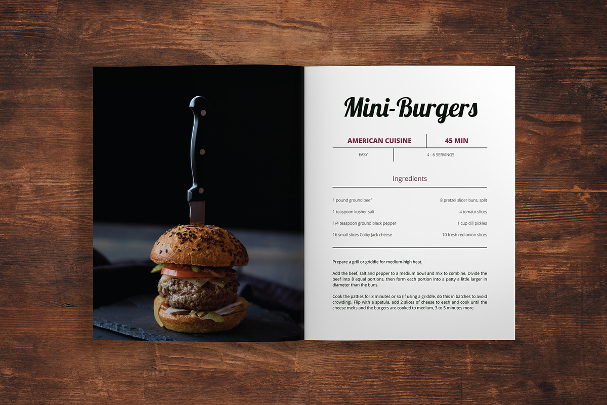 Modeno - A Modern Cookbook Template, a Brochure Template by Prixel Creative (Photo 5 of 18)