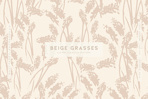 Beige Grasses