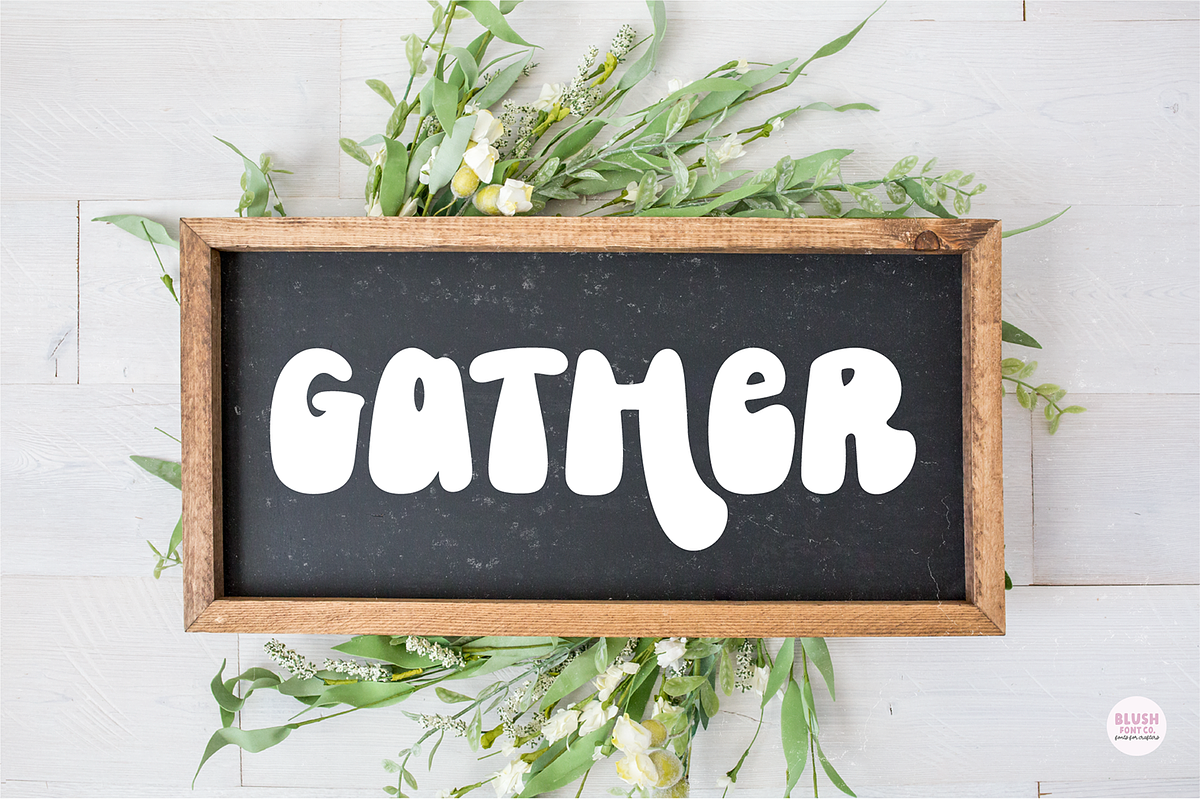 GROOVY DISPLAY Retro Font Bundle 2, a Font by Blush Font Co. (Photo 8 of 17)