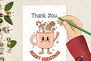 Merry Christmas Cup PNG, an Illustration by Creative Art (Thumbnail 2 of 6)