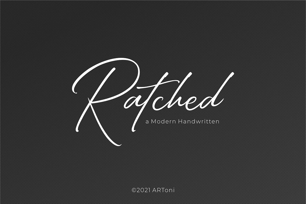 Ratched, a Script Font by ARToni (Photo 1 of 7)