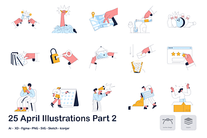April - 25 Illustrations Vol. 2