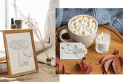 Mushroom Harvest Autumn Doodle Set, a Seasonal Illustration by Contes_de_fée (Thumbnail 8 of 9)