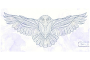 Ethnic Collection: Snowy Owl, an Animal Illustration by ArtoJoy (Thumbnail 5 of 5)