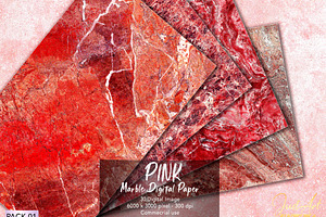 Pink Marble Wallpaper, Pink Wrapping