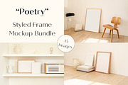 Interior Frame Mockup Bundle, a Print Template by LOPEstudio (Thumbnail 1 of 11)