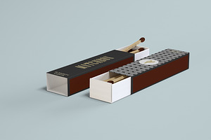 Matches Box Mockup