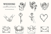 Elegant Wedding Illustration Bundle, an Object Illustration by NatalieArtShop (Thumbnail 10 of 13)